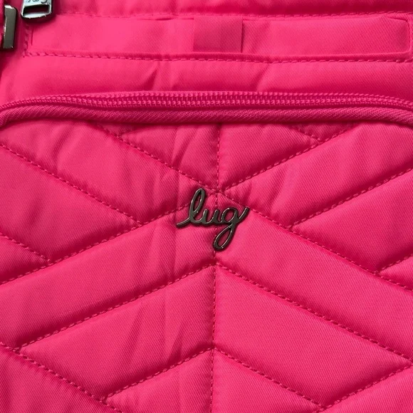 lug Pink Travel Duffel Bag with Quilted Front - Picture 3 of 9